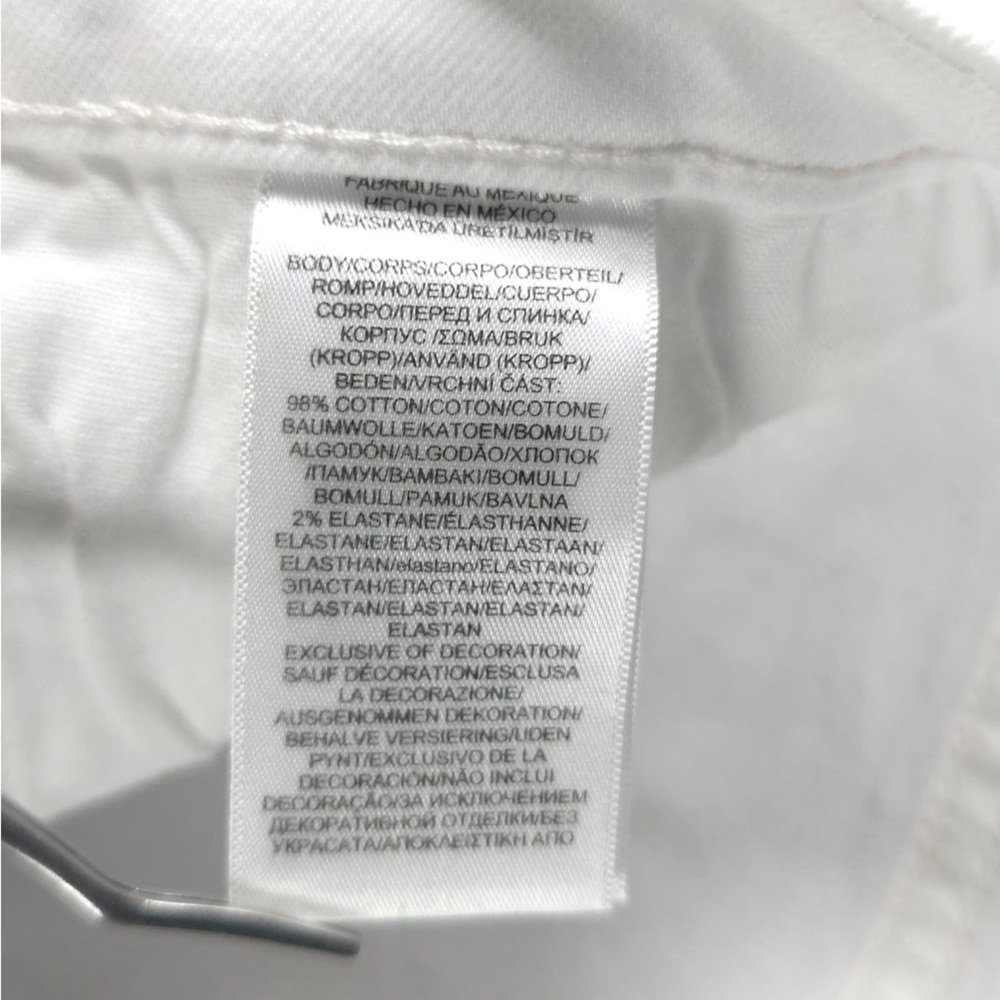 NWT POLO RALPH LAUREN THE VARICK SLIM‎ STRAIGHT Core Replen White Jeans 40X30 - Picture 14 of 15